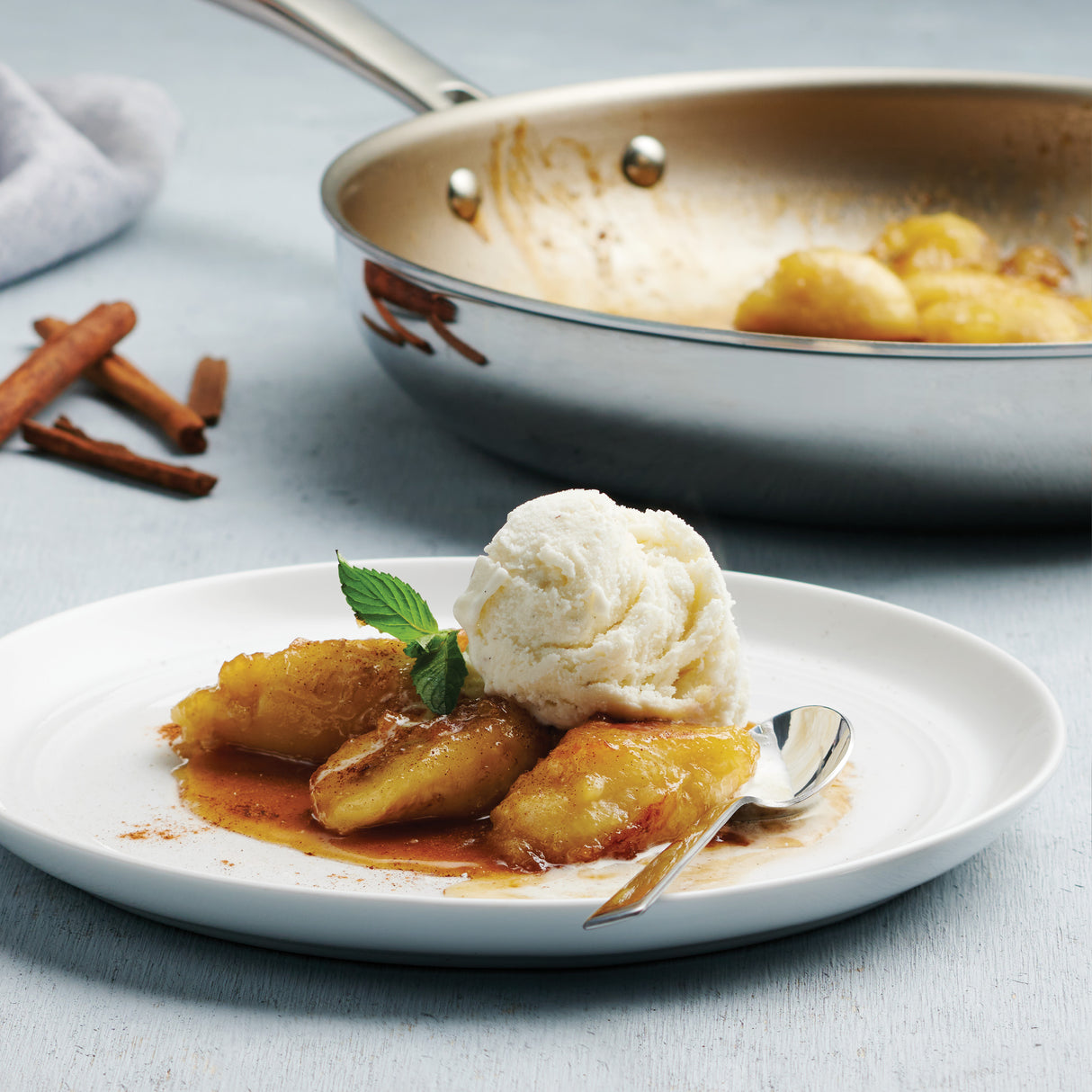 Tri-Ply Clad Stainless Steel Fry Pan - Seattle Handle