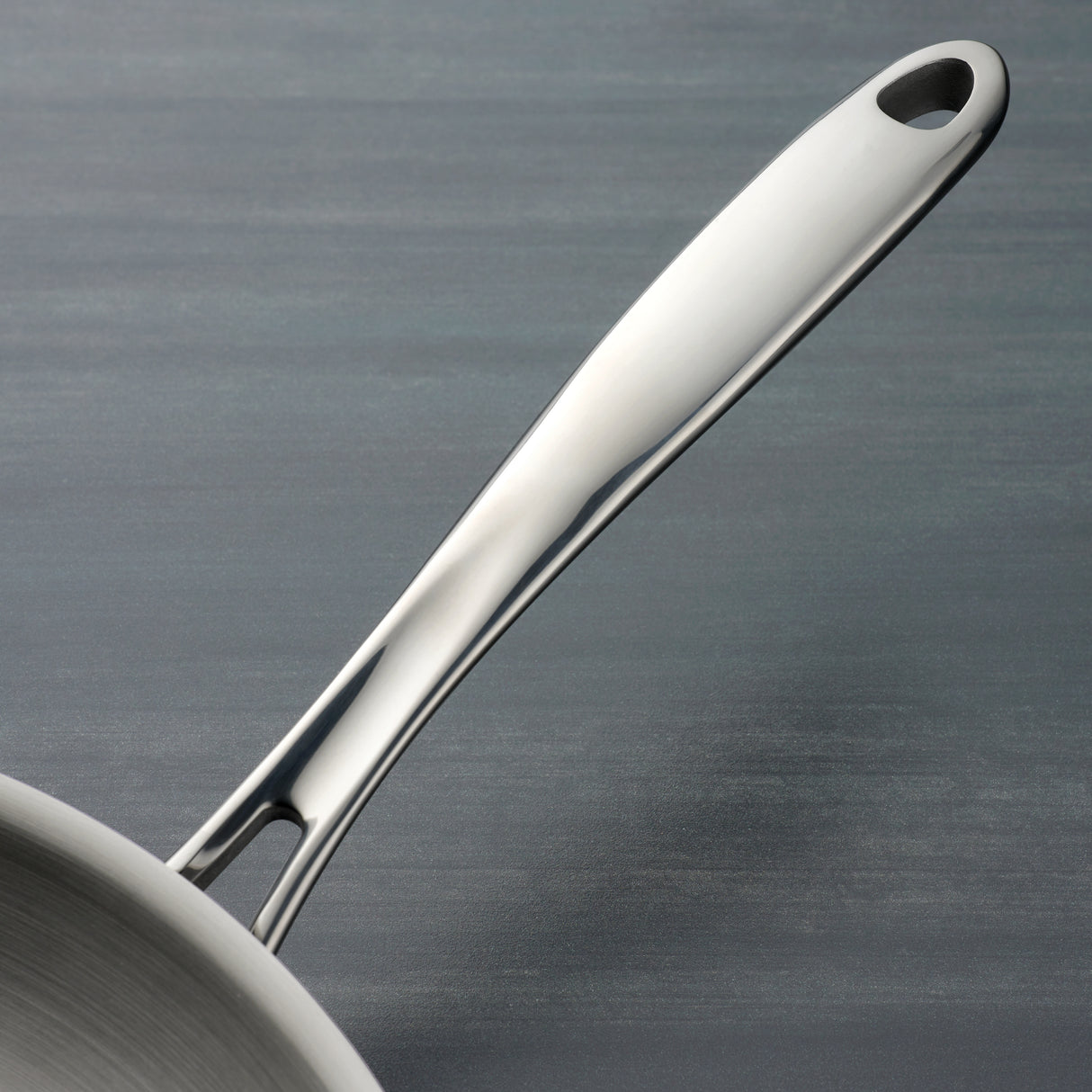 Tri-Ply Clad Stainless Steel Fry Pan - Boston Handle