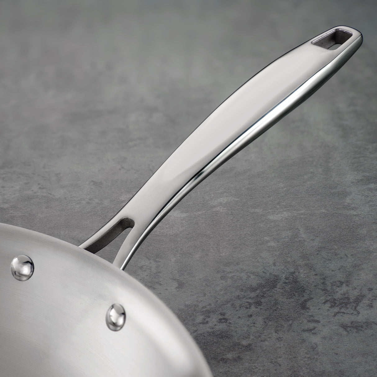 Tri-Ply Clad Stainless Steel Fry Pan - Seattle Handle