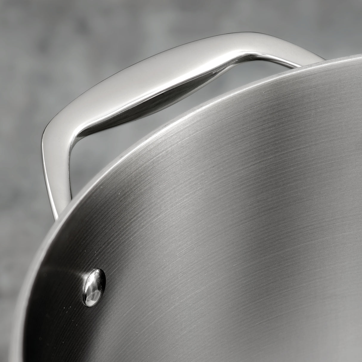 Tri-Ply Clad Stainless Steel Covered Sauce Pan