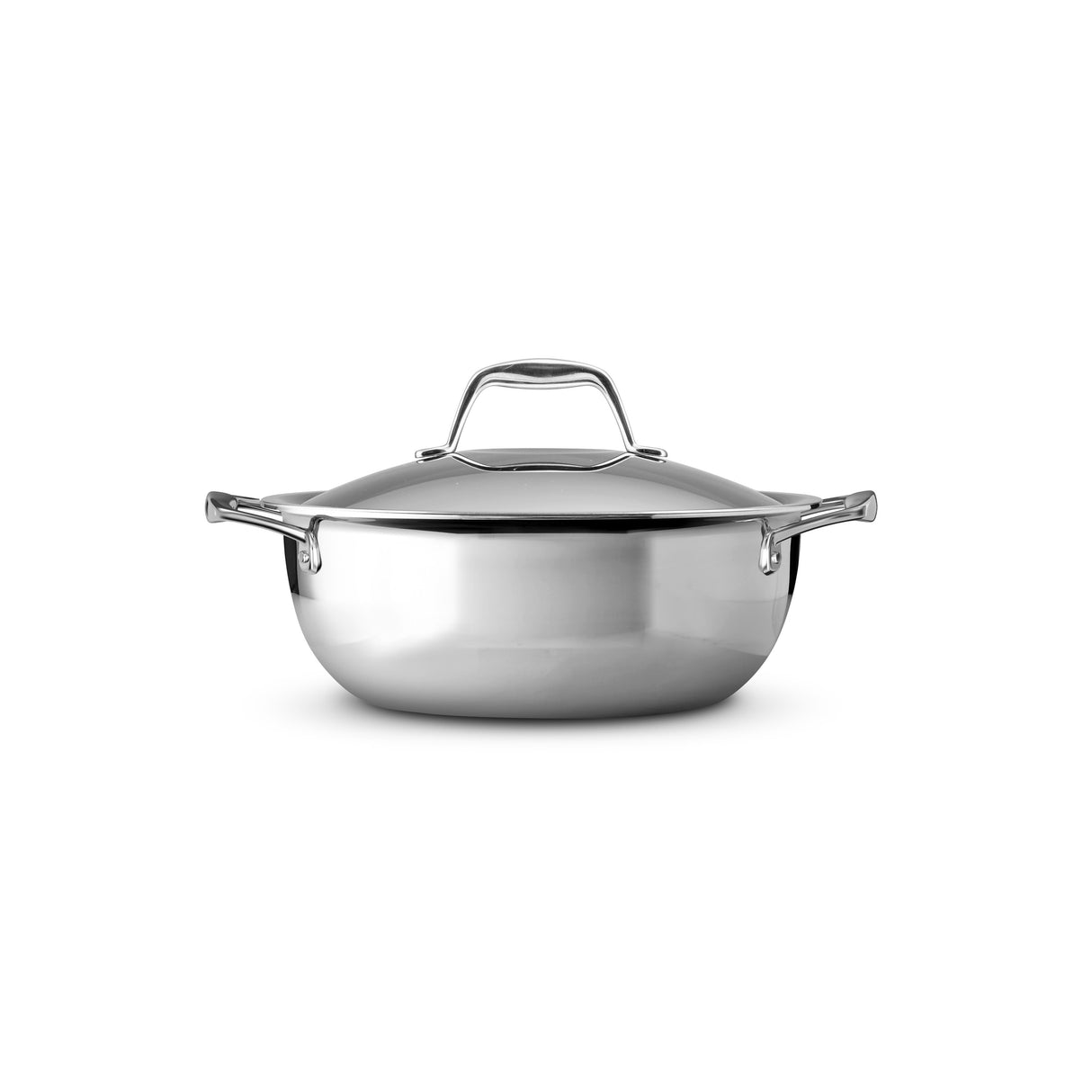 Signature 4 Quart Tri-Ply Clad Stainless Steel Covered Universal Pan