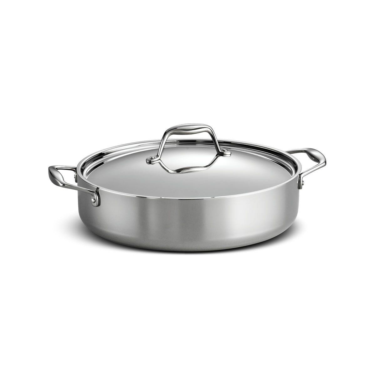 Signature 6 Quart Tri-Ply Clad Stainless Steel Covered Braiser