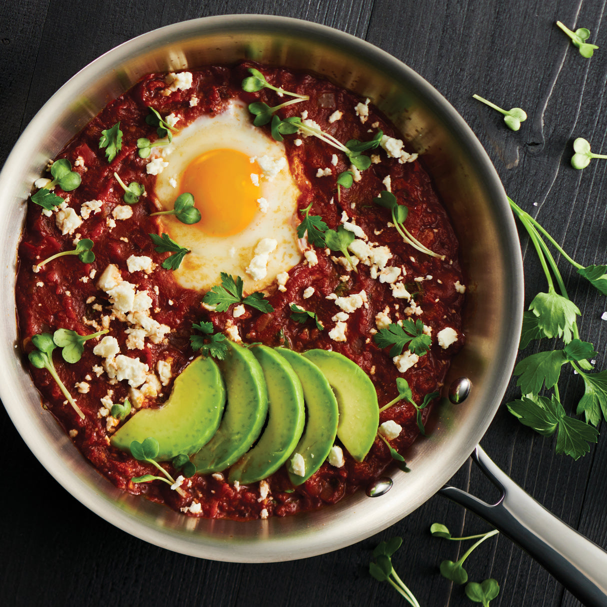 Signature Tri-Ply Clad Stainless Steel Fry Pan