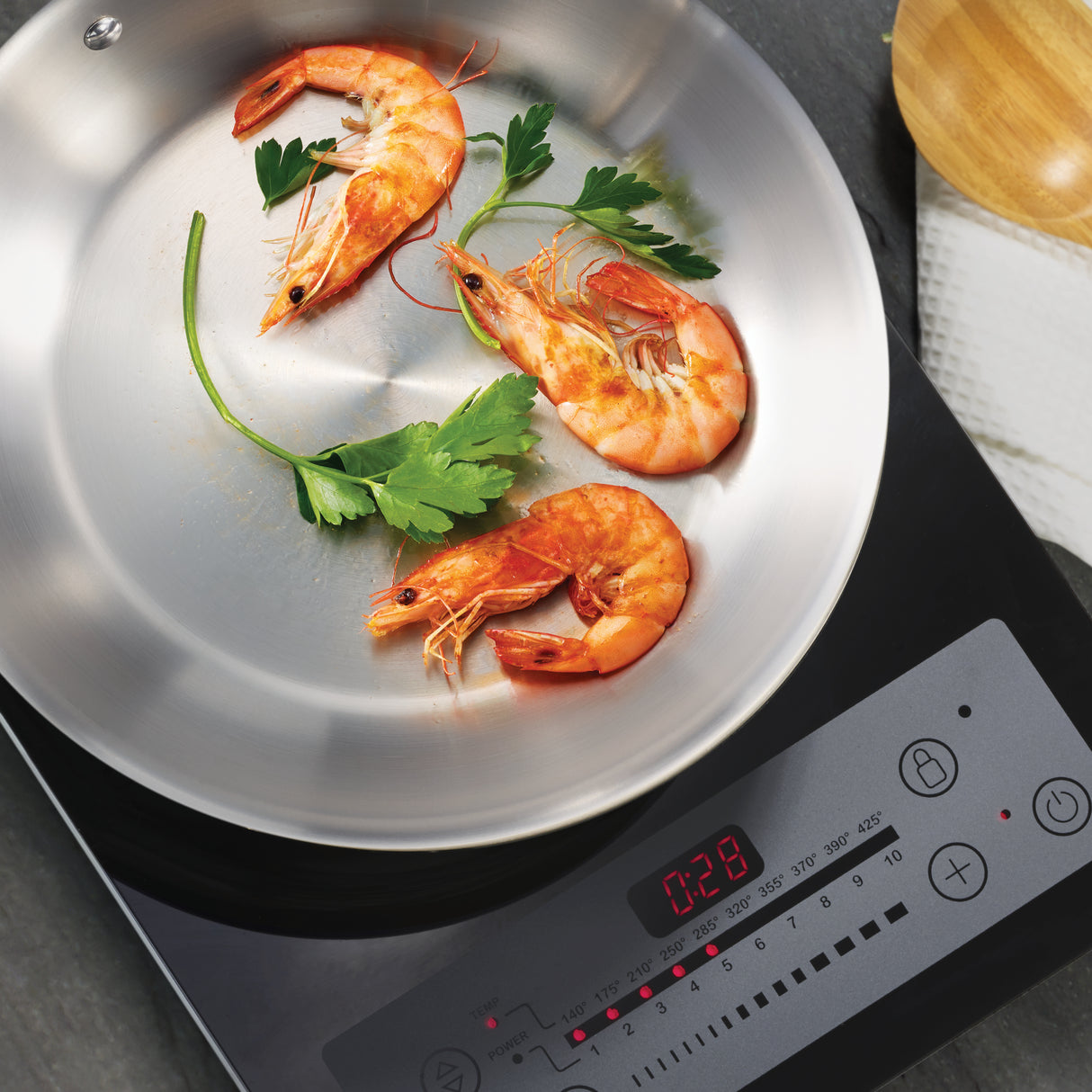 Tri-Ply Clad Stainless Steel Fry Pan - Seattle Handle