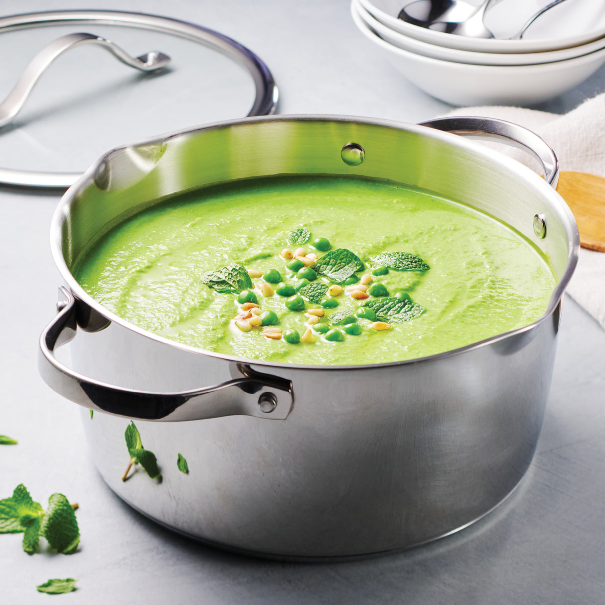 Tempo 5 Quart Tri-Ply Base Stainless Steel Covered Dutch Oven