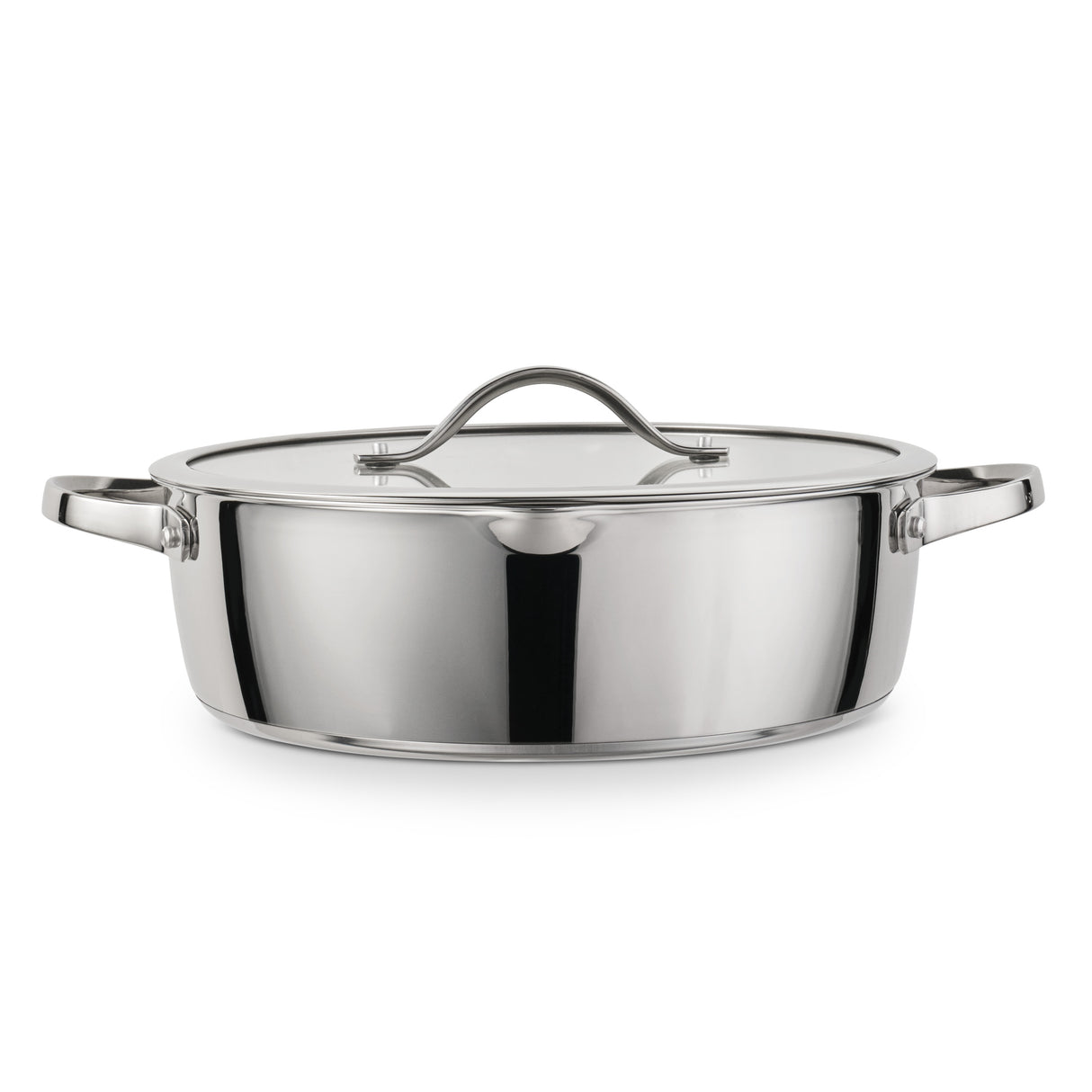 Tempo 6 Quart Tri-Ply Base Stainless Steel Covered Braiser