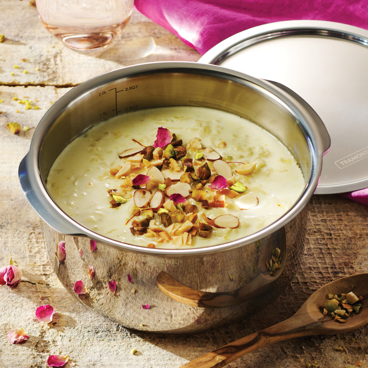 Utsava Tri-Ply Clad Stainless Steel Covered Tope Patila