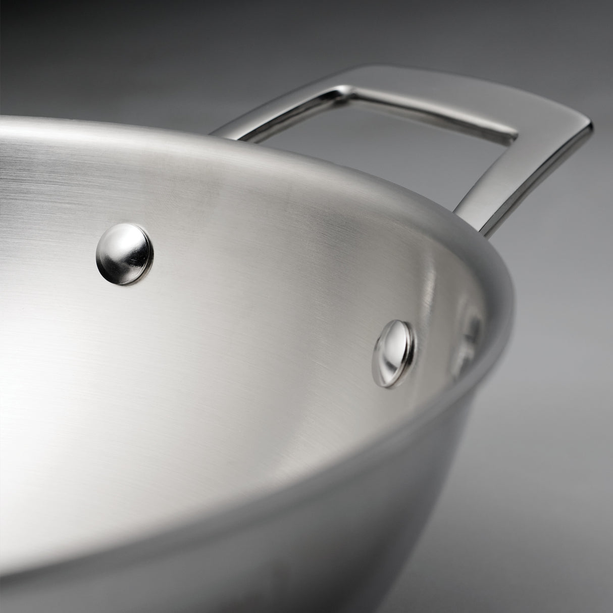 Utsava Tri-Ply Clad Stainless Steel Covered Kadai