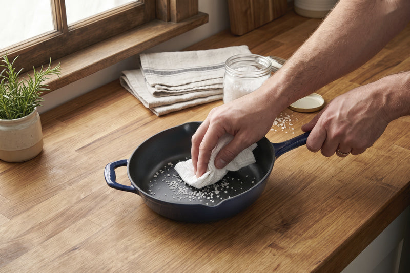 How to Clean Cast Iron with Salt: The Gentle Method That Works