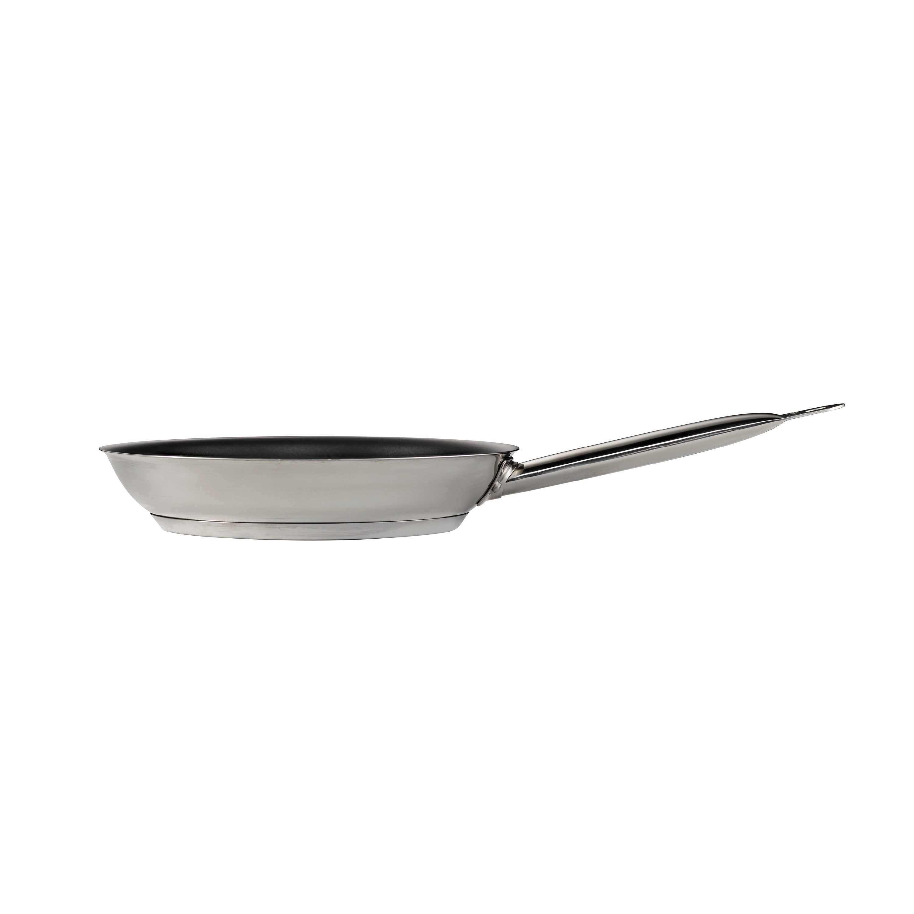 Tri-Ply Base Stainless Steel Fry Pan with Nonstick Interior - Thumbnail 3