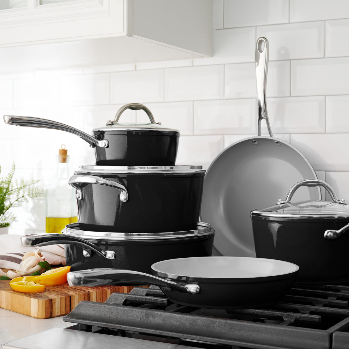 Cold Storage Cookware 10 Piece Cold-Forged Induction Ceramic Cookware Set – Tramontina USA