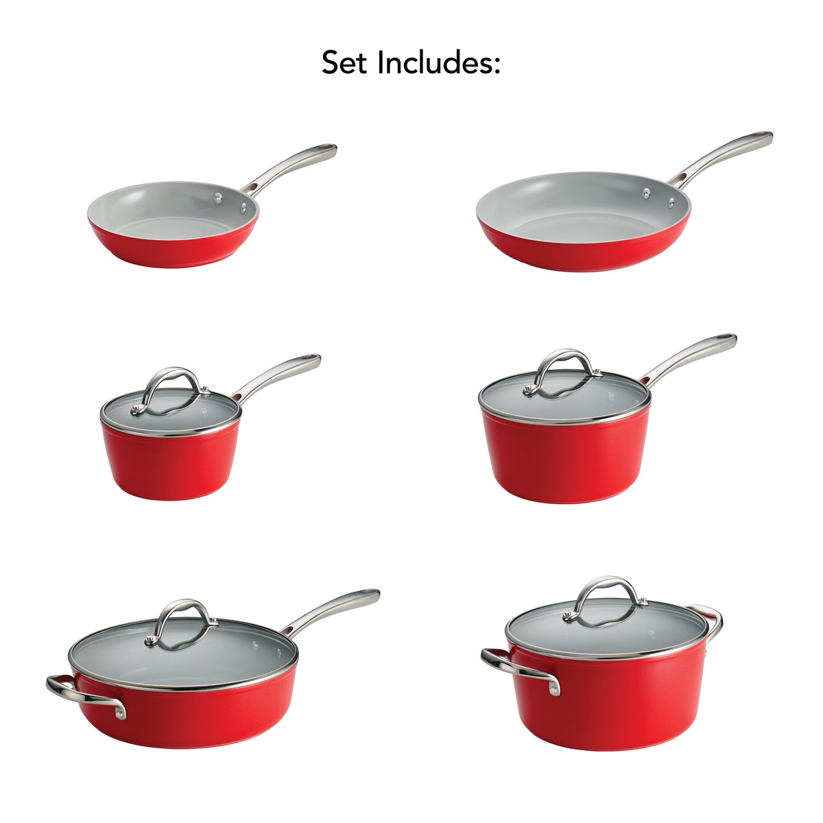 Cold Storage Cookware 10 Piece Cold-Forged Induction Ceramic Cookware Set – Tramontina USA