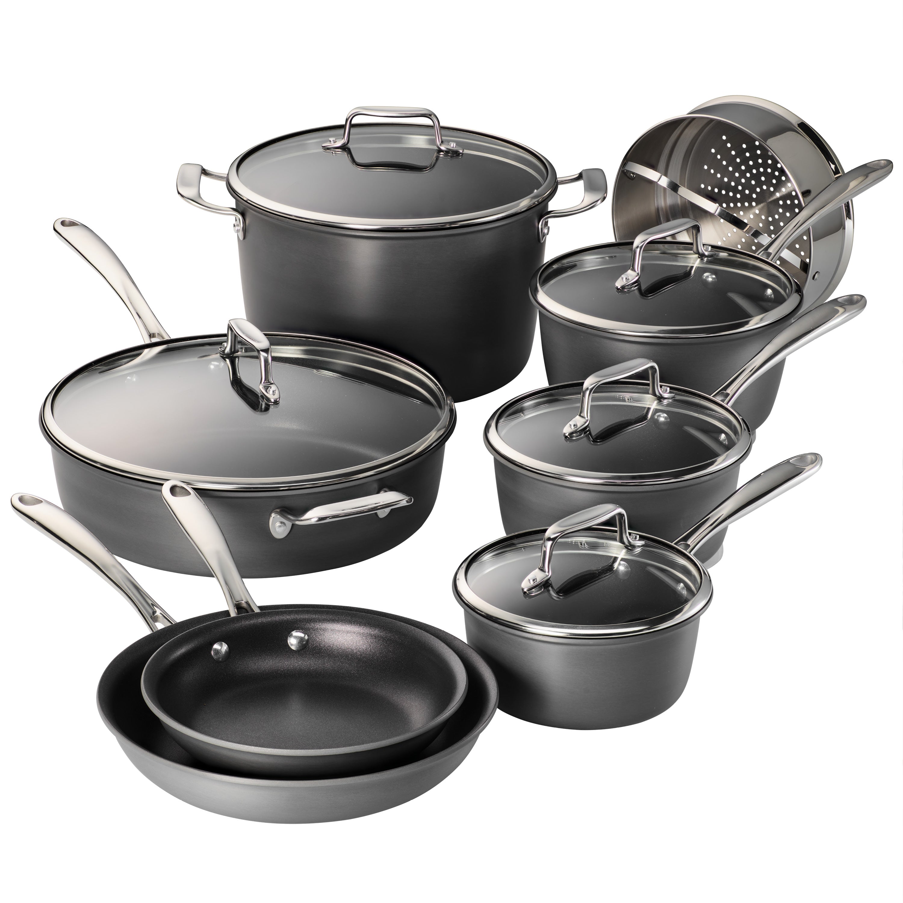 Gourmet 13 Piece Hard Anodized Cookware Set – Tramontina USA