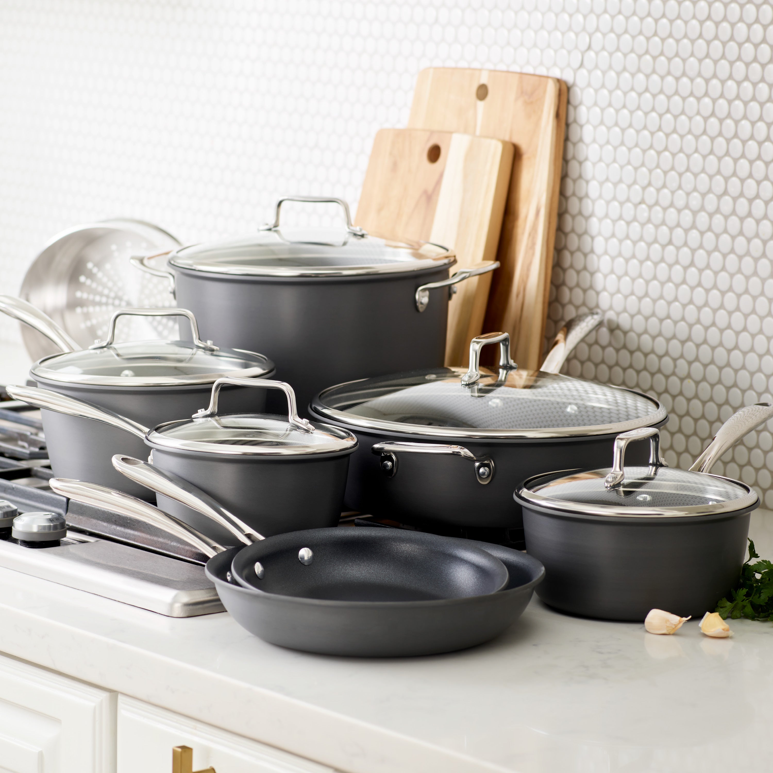 Gourmet 13 Piece Hard Anodized Cookware Set – Tramontina USA