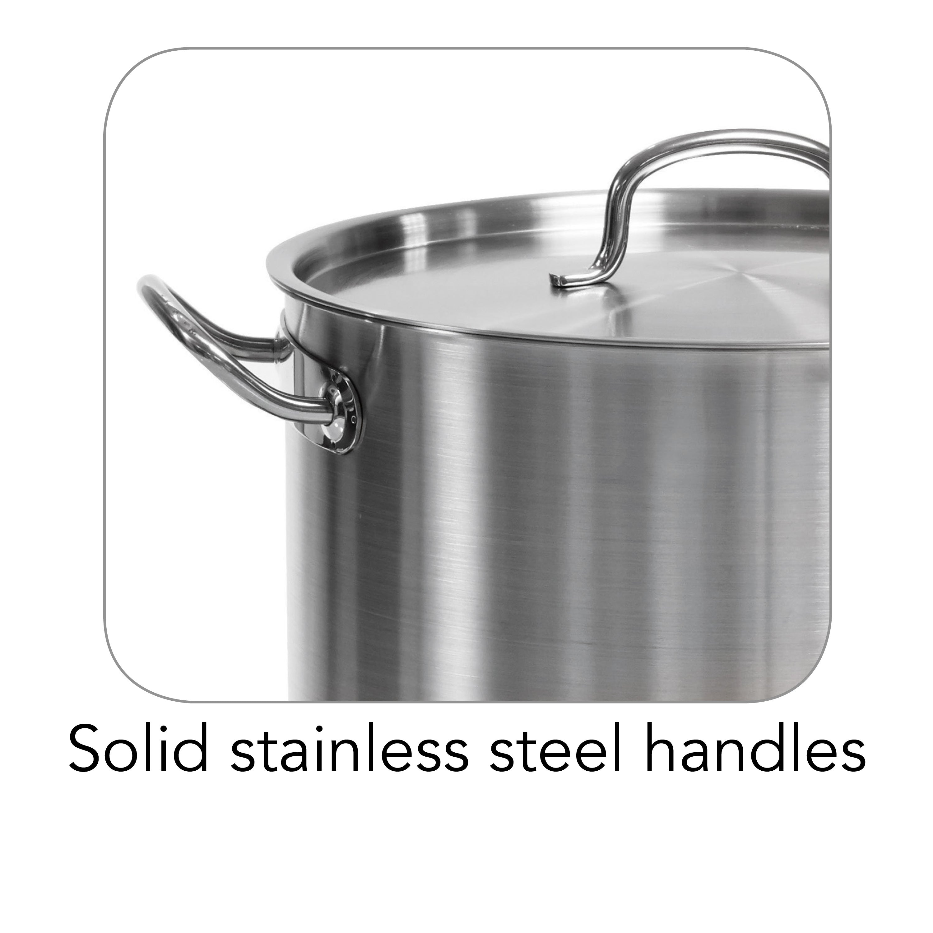 TRAMONTINA PROLine 16QT ストックポット Amazon | Tramontina ProLine 16 Qt. Stainless Steel Covered Stock