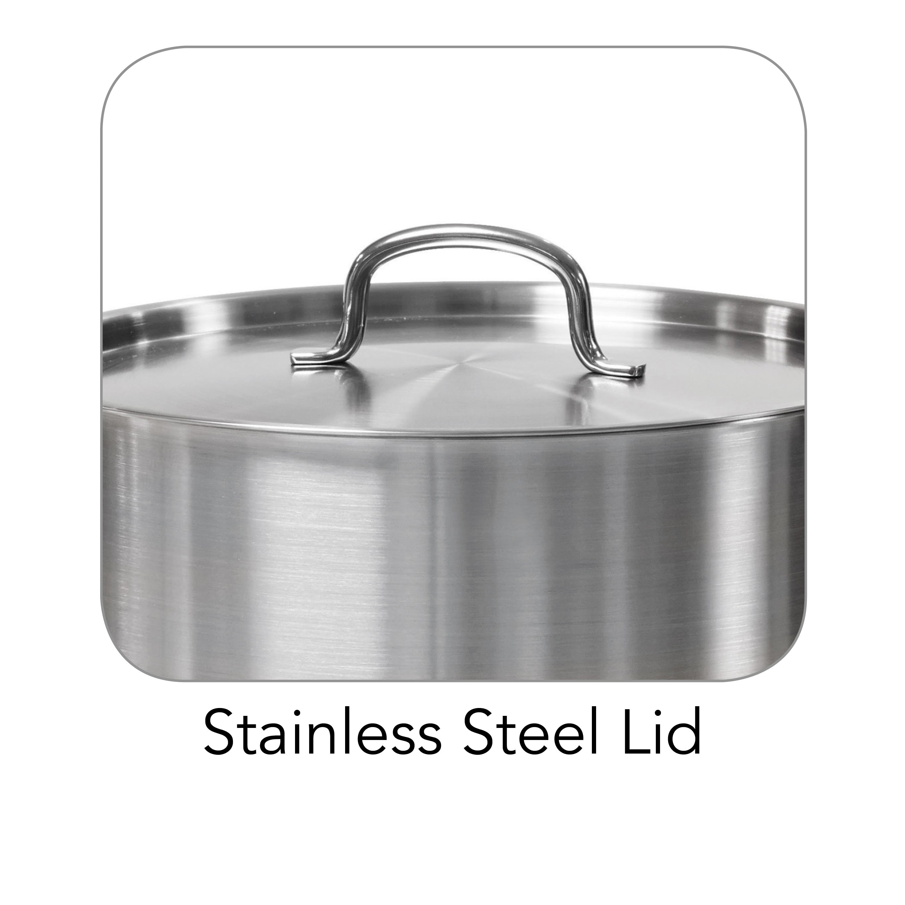 Pro Line Stainless Steel Covered Stock Pot – Tramontina USA