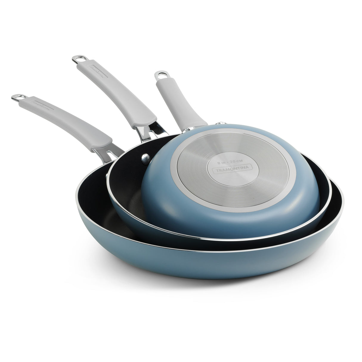 3 Pk Fry Pans with Nonstick Interior