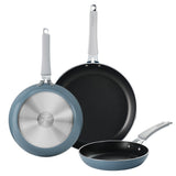 3 Pk Fry Pans with Nonstick Interior