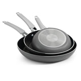 3 Pk Fry Pans with Nonstick Interior