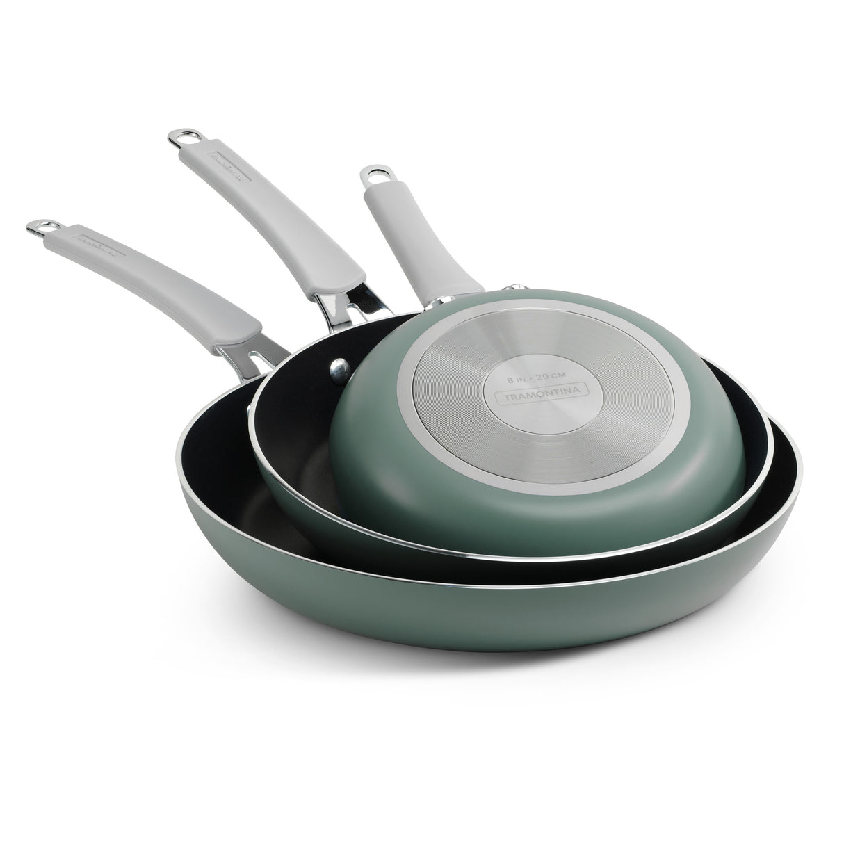 3 Pk Fry Pans with Nonstick Interior
