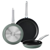 3 Pk Fry Pans with Nonstick Interior