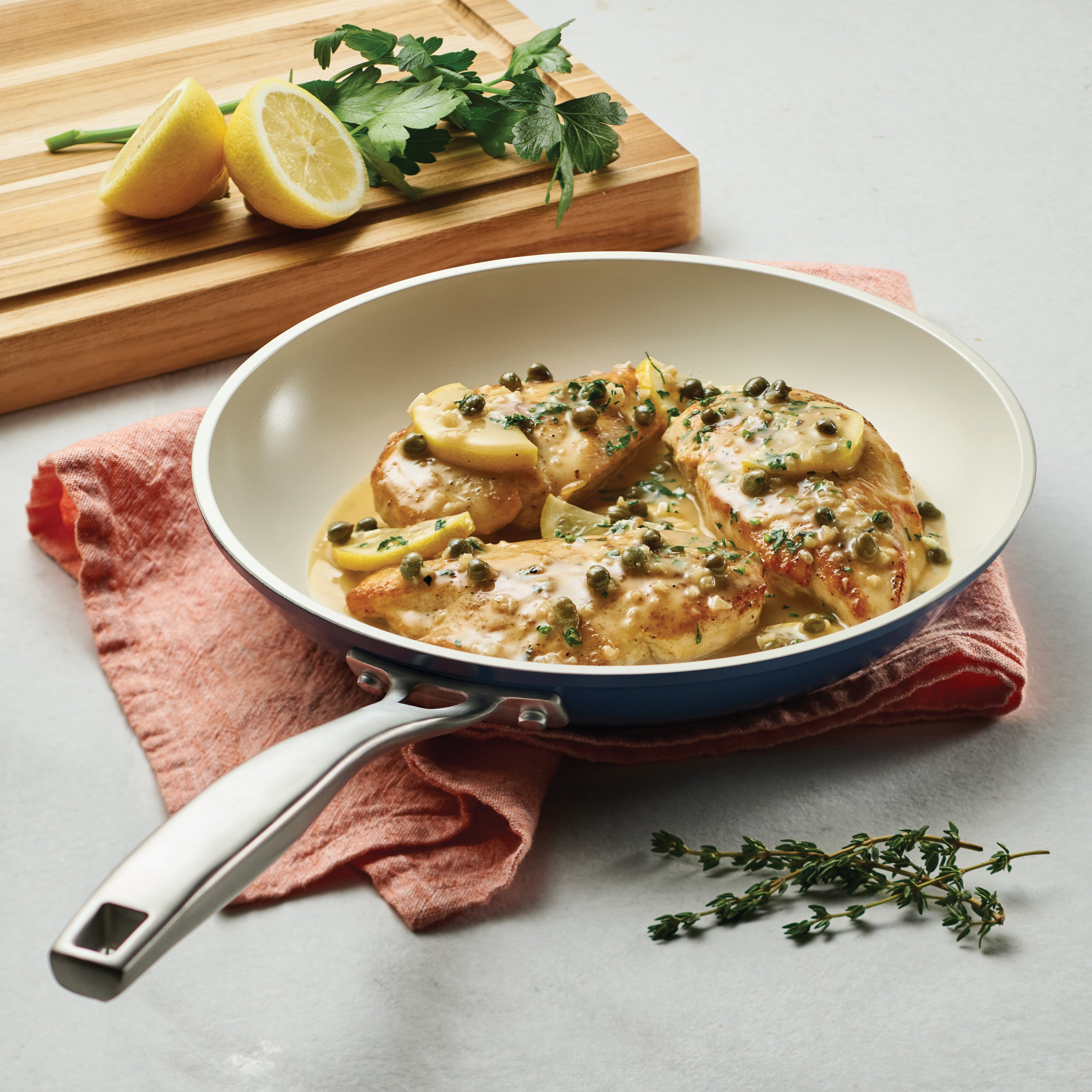 Tramontina トラモンティーナ ボウル3点セット　13.8.5QL Cold Forged 3-Pack Fry Pans with Ceramic Interior – Tramontina USA