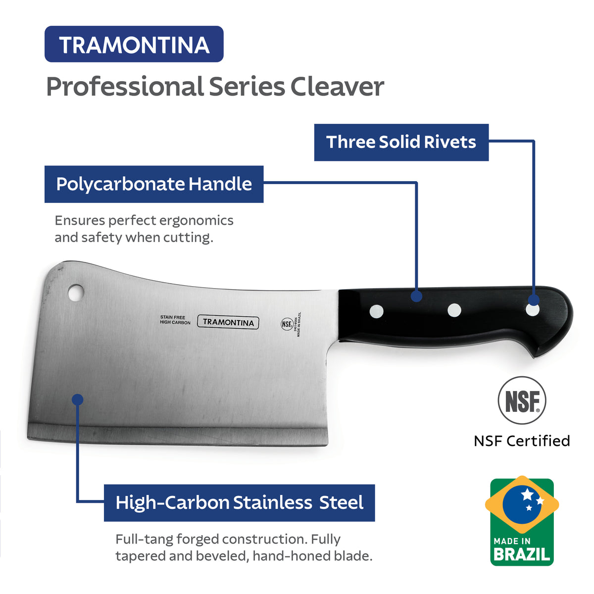 Professional 6 Inch Cleaver