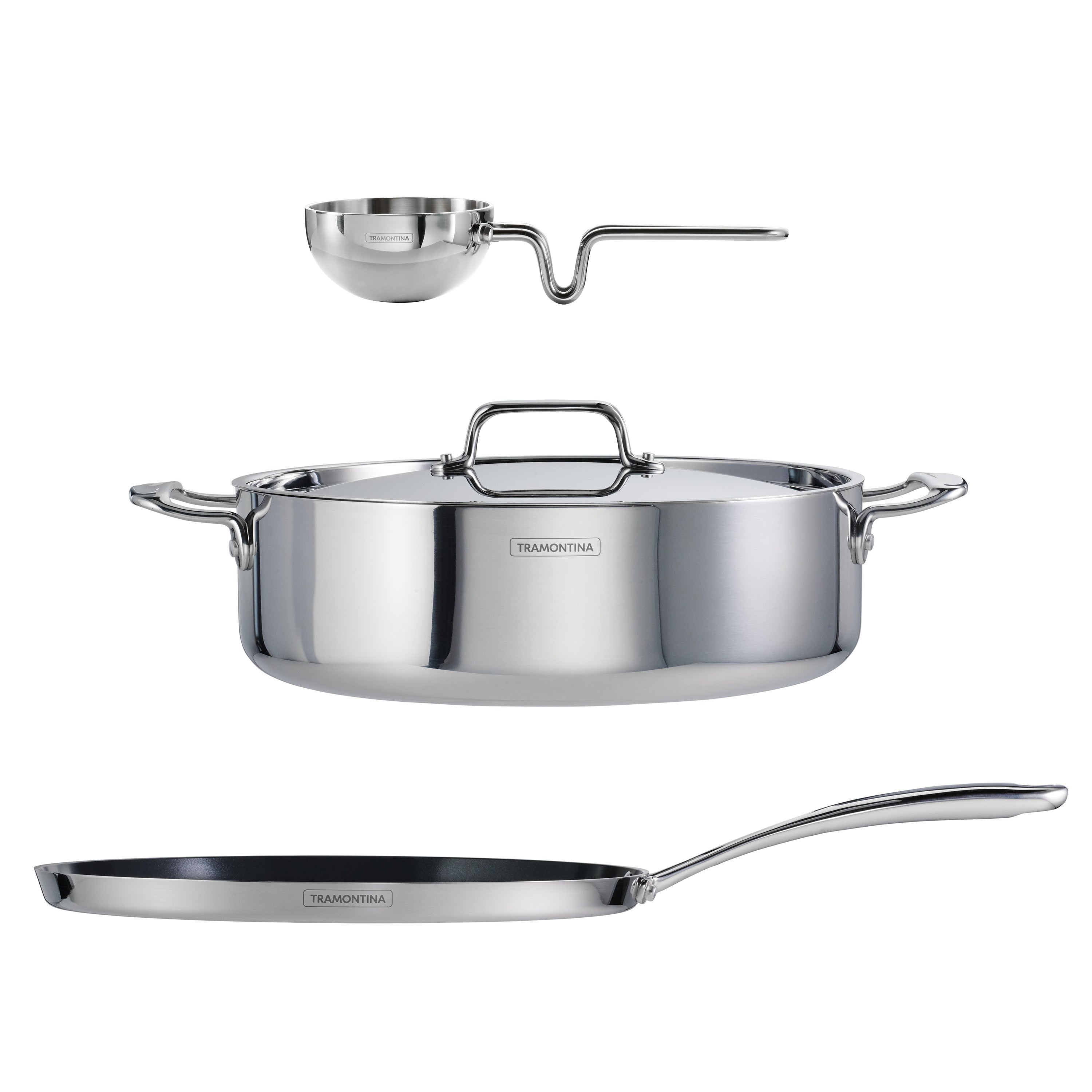 6.5 Quart Covered Casserole, 12 Inch Dosa Tawa & Tadka Set - Thumbnail 2