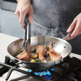 Triverge 10 Inch Tri-Ply Clad Stainless Steel Fry Pan