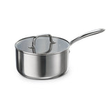 Triverge 3 Quart Tri Ply Clad Stainless Steel Sauce Pan with Lid