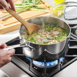 Triverge 3 Quart Tri Ply Clad Stainless Steel Sauce Pan with Lid