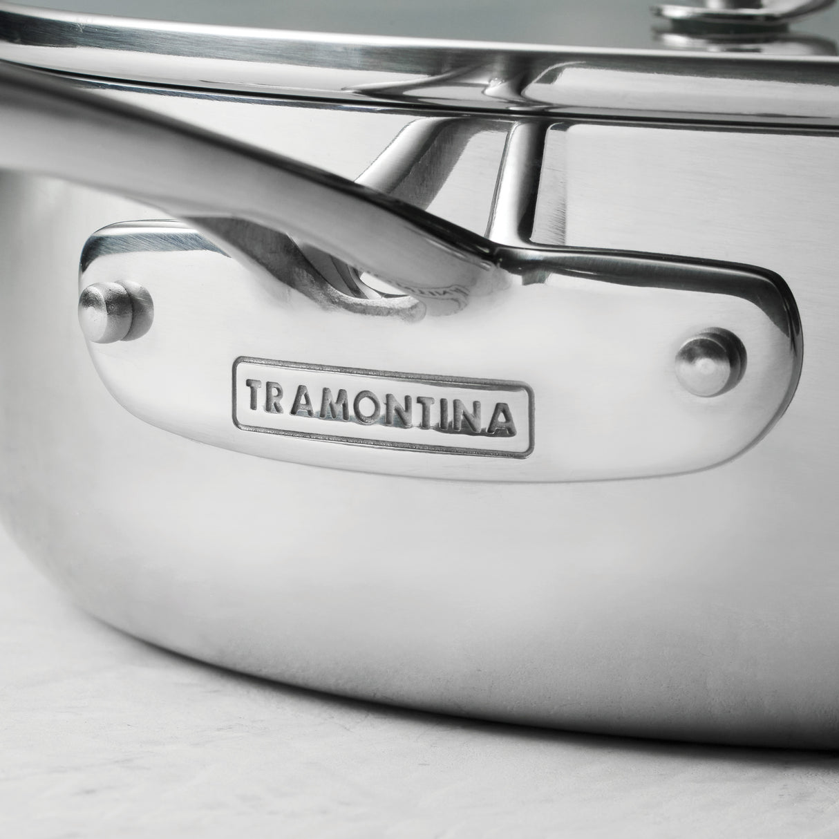 Triverge 3 Quart Tri Ply Clad Stainless Steel Sauce Pan with Lid