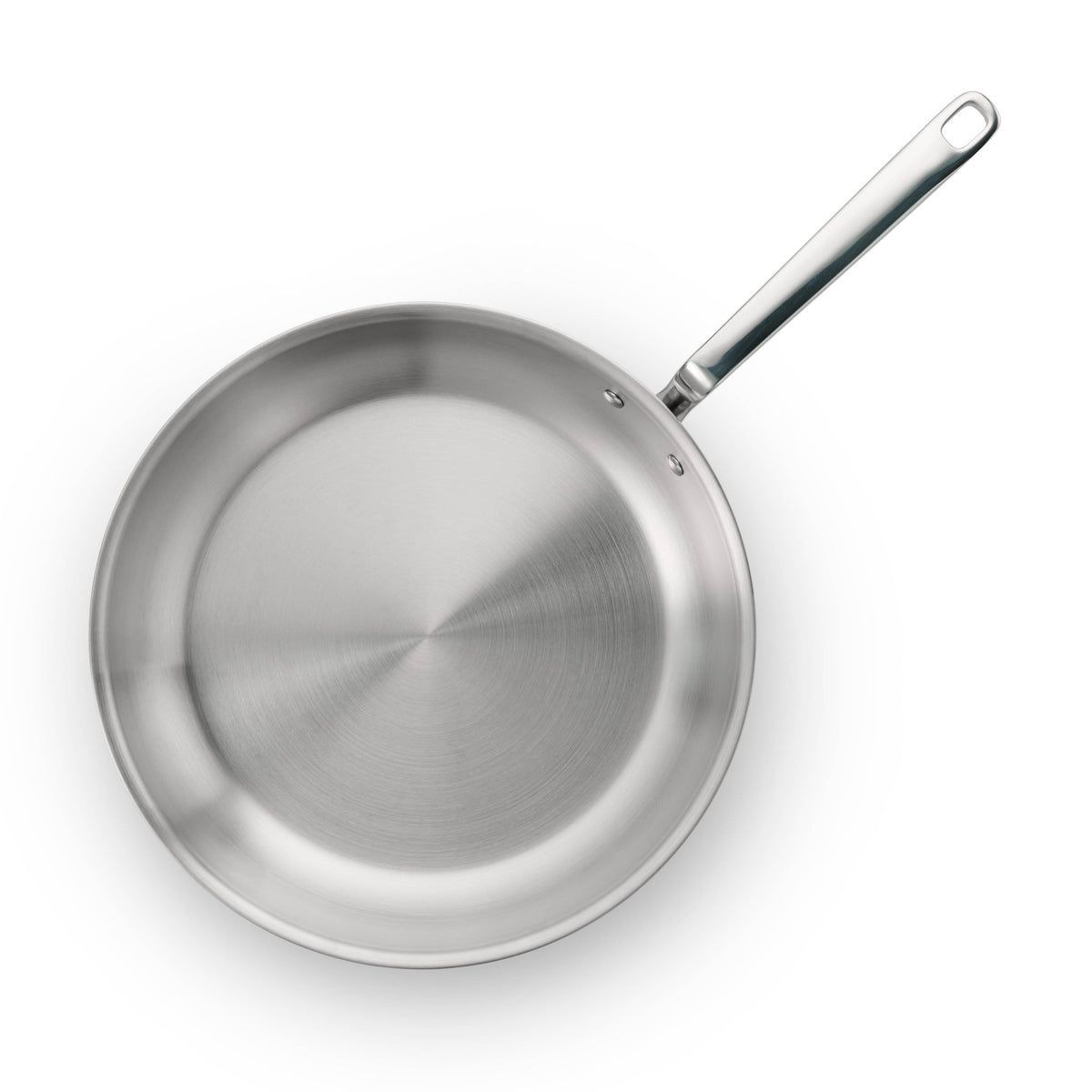 3-Piece Tri-Ply Clad Stainless Steel Fry Pans