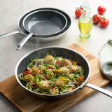 3-Piece Tri-Ply Clad Ceramic Fry Pans
