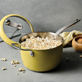 Gold Pop Stainless Steel Stovetop Popcorn Popper