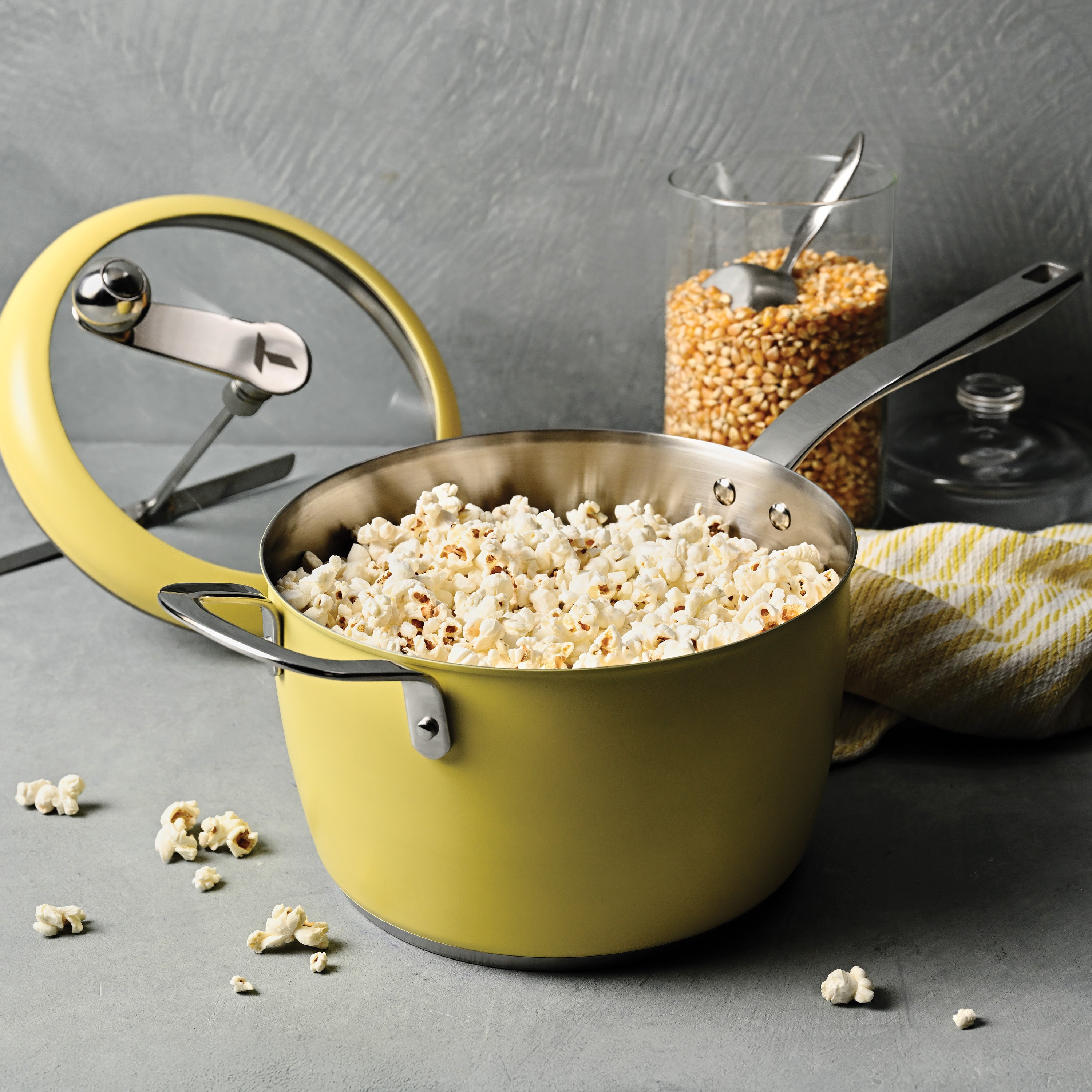 Golden Pop Stainless Steel Stovetop Popcorn Popper – Tramontina USA