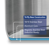 Stainless Steel Covered Stock Pot