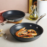 Hard Anodized Aluminum 2 Pack Fry Pan Set