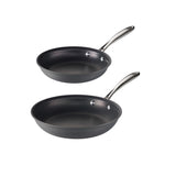 Hard Anodized Aluminum 2 Pack Fry Pan Set