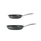 Hard Anodized Aluminum 2 Pack Fry Pan Set