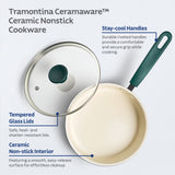 Ceramaware 3 Quart Ceramic Nonstick Covered Sauce Pan