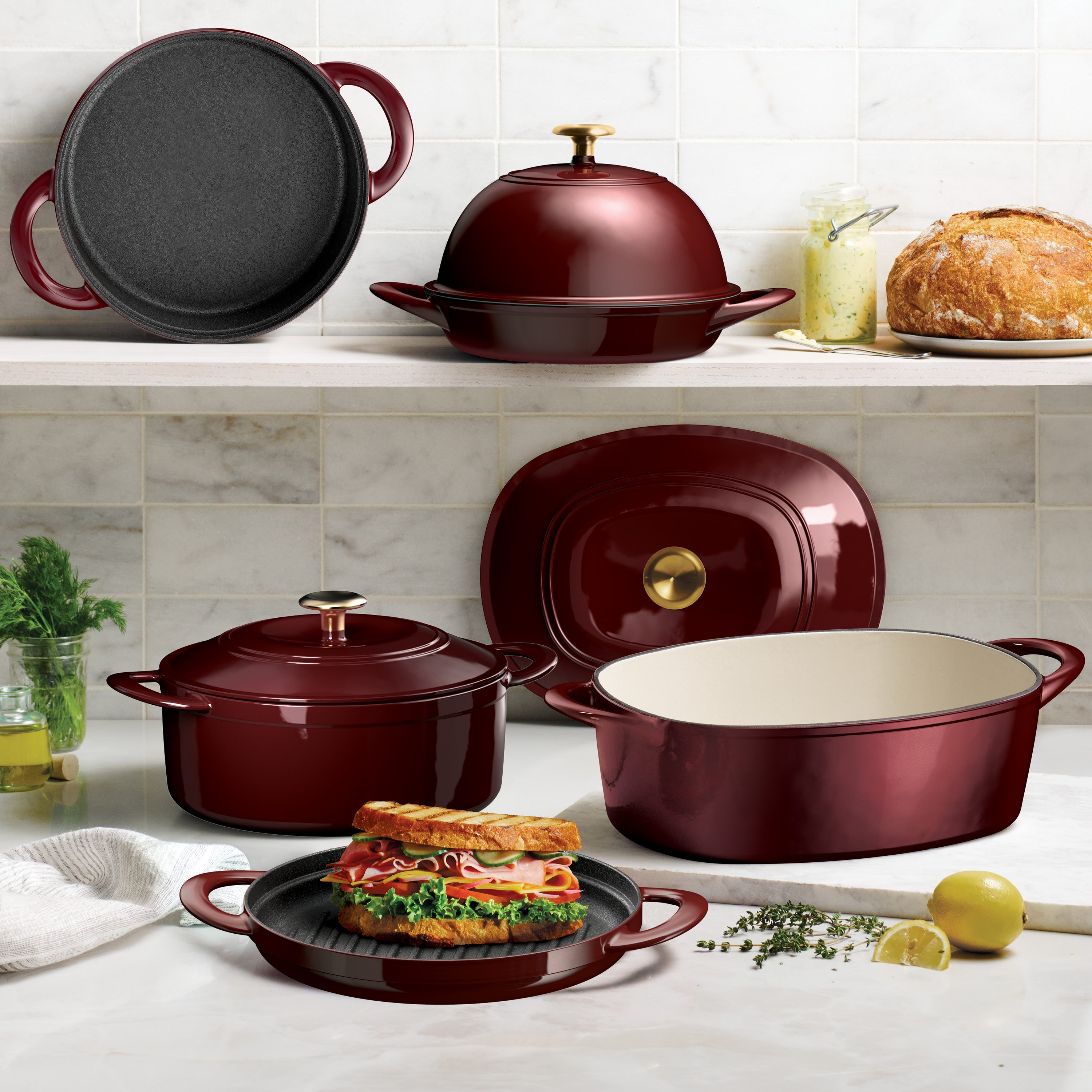 7 Quart Oval Enameled Cast Iron Dutch Oven – Tramontina USA