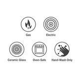 4-quart & 6-quart Enameled Cast Iron Round Dutch Oven Set