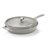 12 Inch Enameled Cast Iron Skillet with Lid