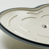 3 Quart Heart Shape Enameled Cast Iron Dutch Oven
