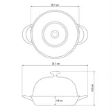 9.5 Inch Cast Iron Bread Oven