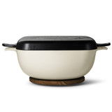 Cultura 6.5 Quart Enameled Cast Iron Multi-Cooker with Reversible Lid