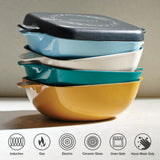 Cultura 6.5 Quart Enameled Cast Iron Multi-Cooker with Reversible Lid