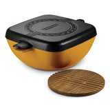 Cultura 6.5 Quart Enameled Cast Iron Multi-Cooker with Reversible Lid