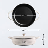 Mesa 3.5 Quart Enameled Cast Iron Braiser